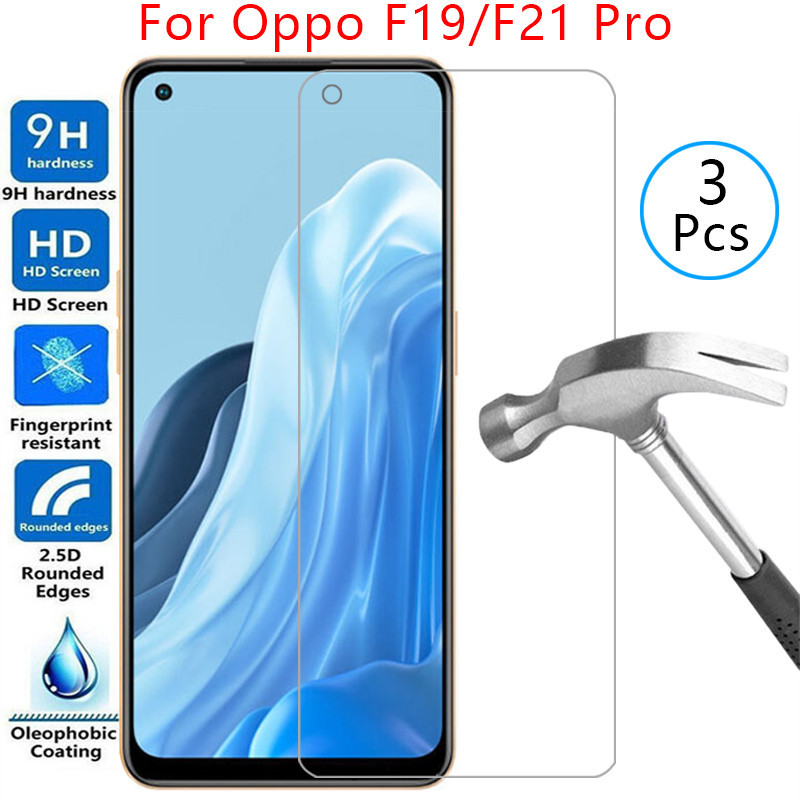 สําหรับOppo f21 f19 pro plus 5g F19sฝาครอบกระจกนิรภัยบนOpp opo appo f 19 21 19f 21f f19pro f21pro co