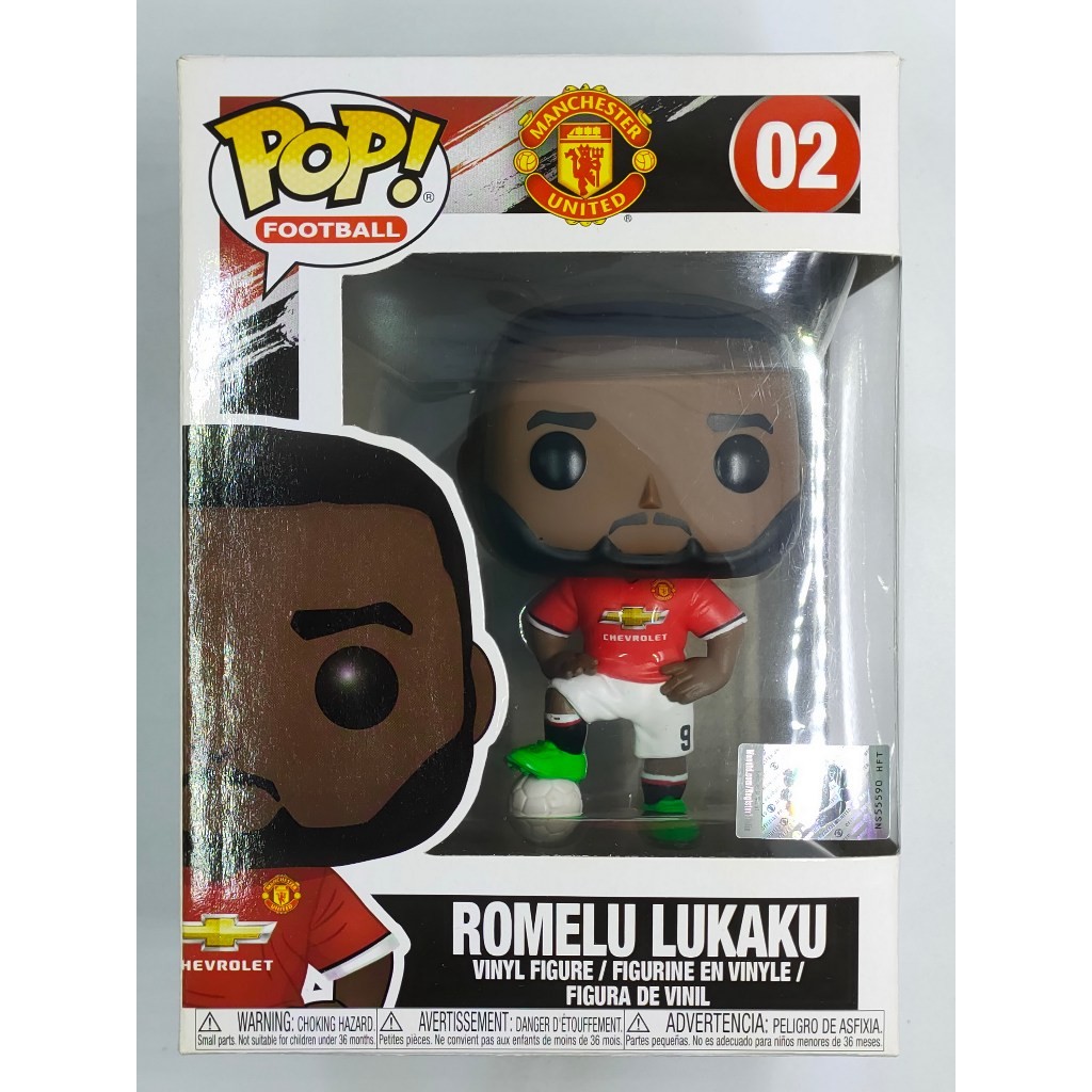 Funko Pop Football Manchester United - Romelu Lukaku #02 (กล่องมีตำหนินิดหน่อย)