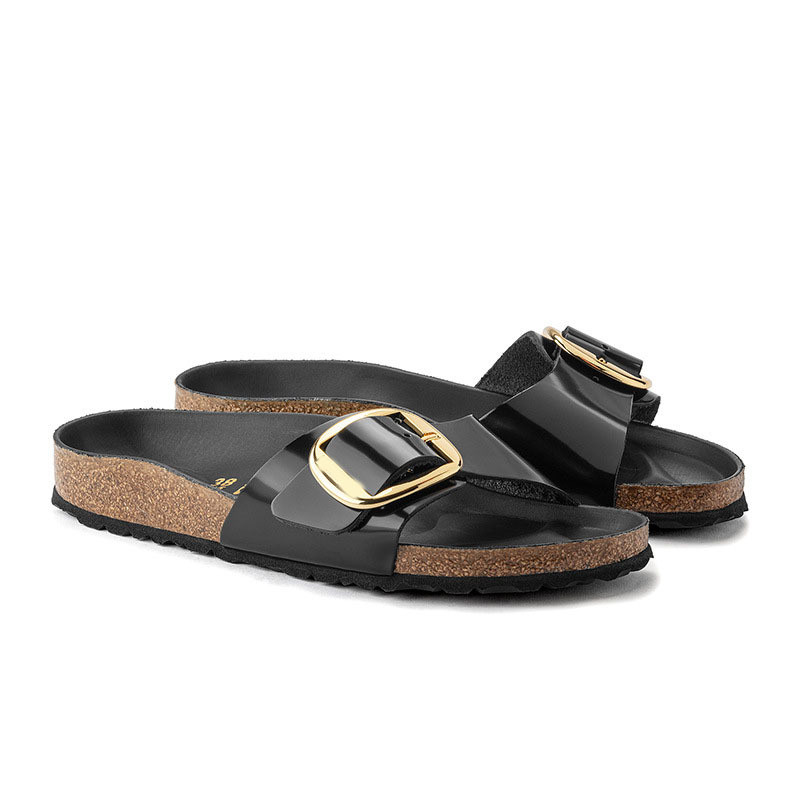 ขายร้อน  bk Retro One Word Beach Thick Bottom External Sandals