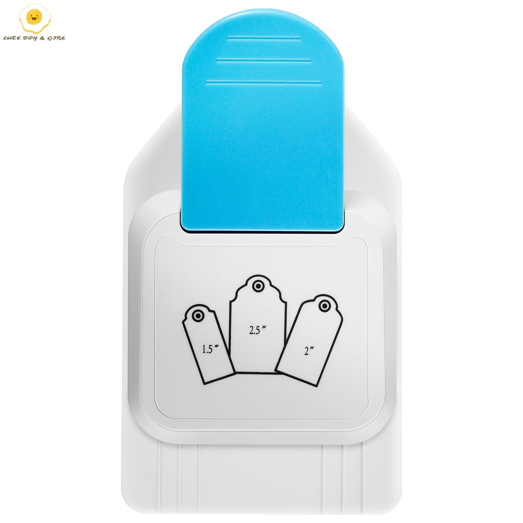 3 in1 Craft Tag Punch Paper Craft Tag Punch 1.5in 2in 2.5in Small Hole Punch Craft Puncher SHOPSB396