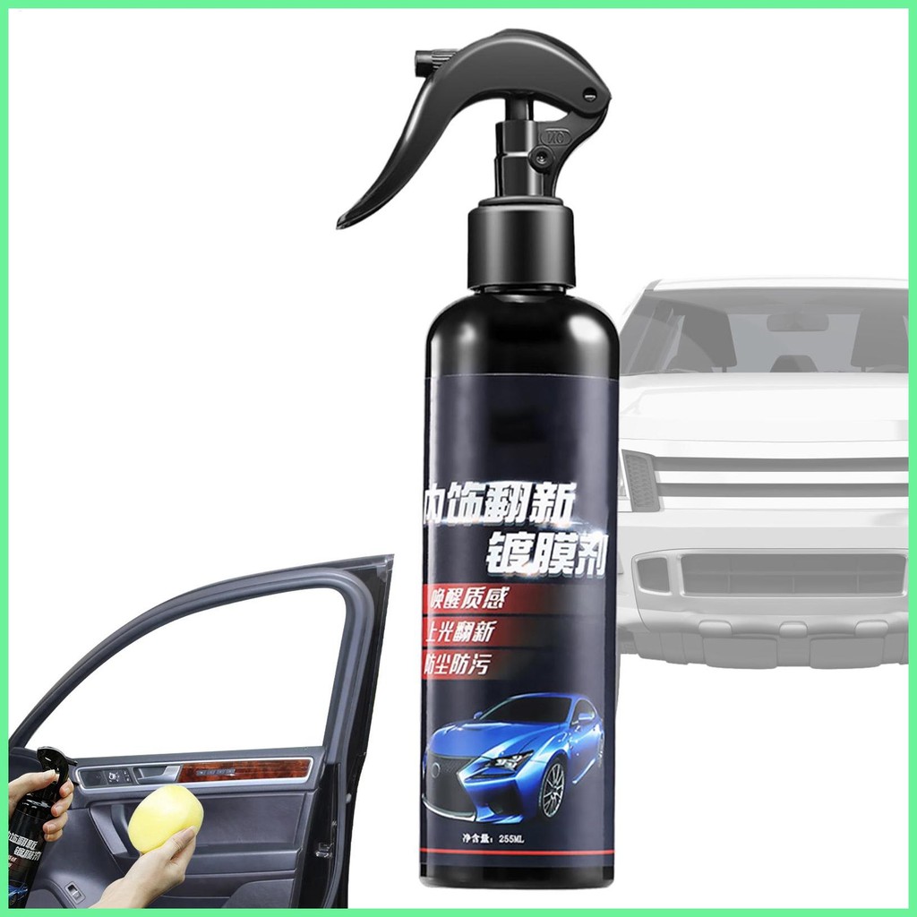 Car Trim Restorer Refresh Agent สําหรับภายในรถ Quick Effect รถ Trim Restorer Agent สําหรับกันฝุ่นและ