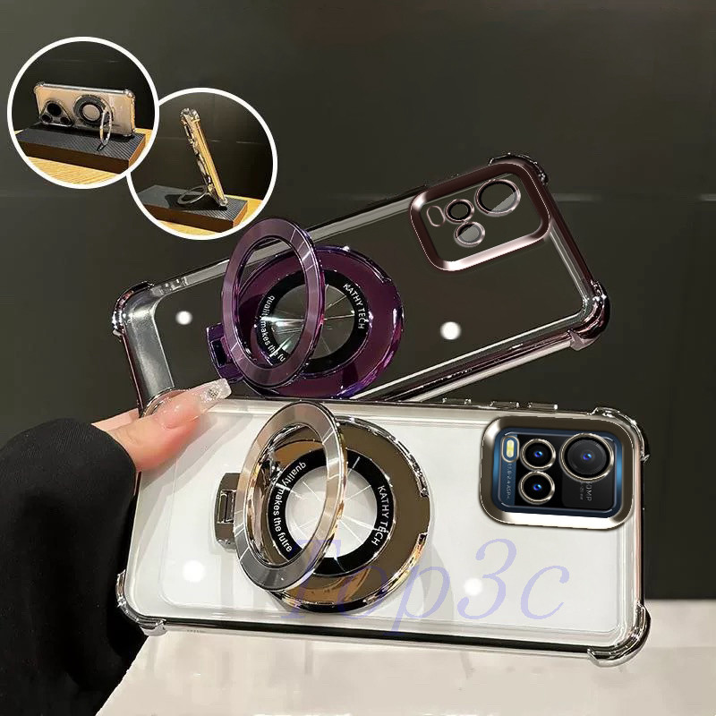 เคส Vivo T1X Y33S Y33T แบบขายึดถุงลมนิรภัยป้องกันการตกเคสโทรศัพท์โปร่งใส CDSJ ราคา ถูกที่สุด ดีลบีเคเค แกลเลอรีภาพที่ 9