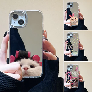 COD Case เคส iPhone 17 16 15 14 13 12 11 Pro Max เคสไอโฟน11 16 pro max Case ลายดอกไม้ กรณีโทรศัพท์มือถือชุบกระจก