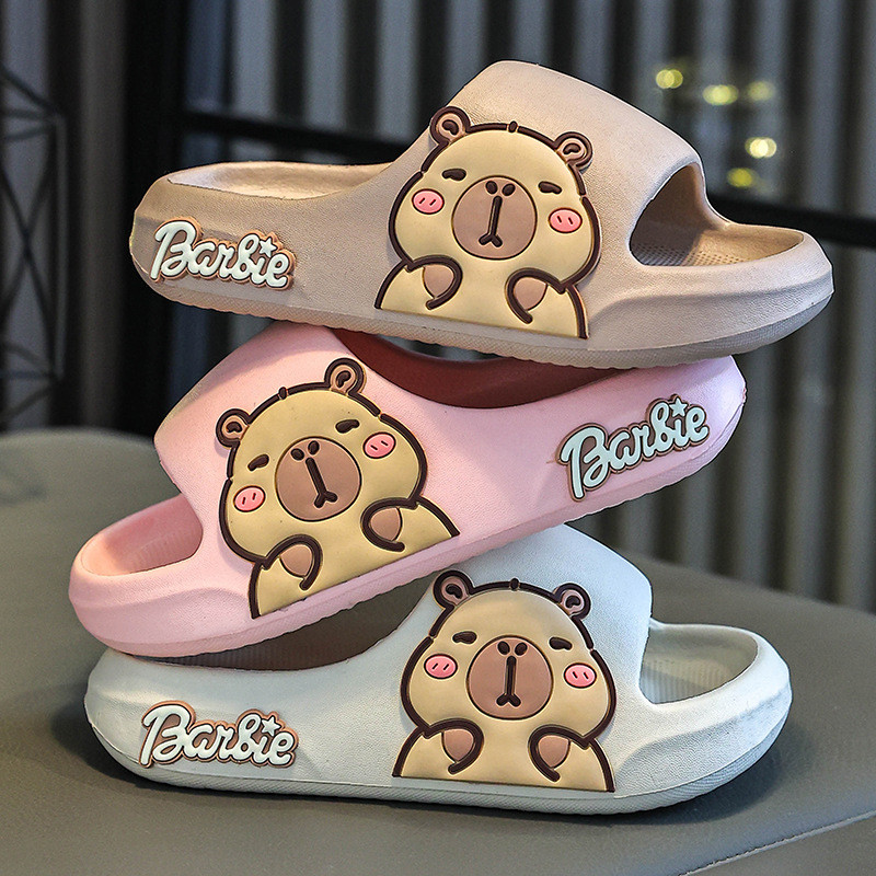 รองเท้าแตะเด็ก บ้านใหม่ ห้องน้ำ กันลื่น พื้นนุ่ม รองเท้าแตะเด็กโต รองเท้าเด็ก