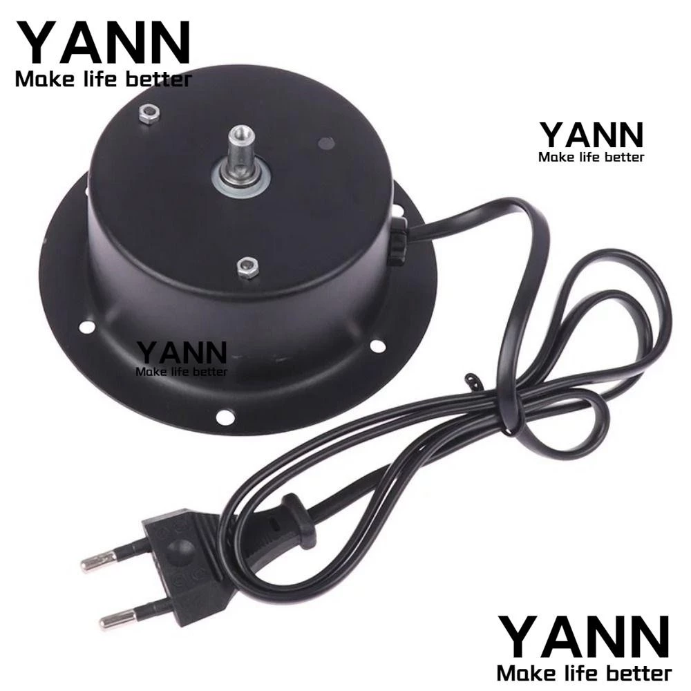 Yann1 มอเตอร์หมุน, 1.5 RPM 2.5 RPM มอเตอร์บอลกระจกสีดํา, 220V พร้อมปลั๊ก Disco Ball Stage อุปกรณ์เสริม DJ KTV Party Light