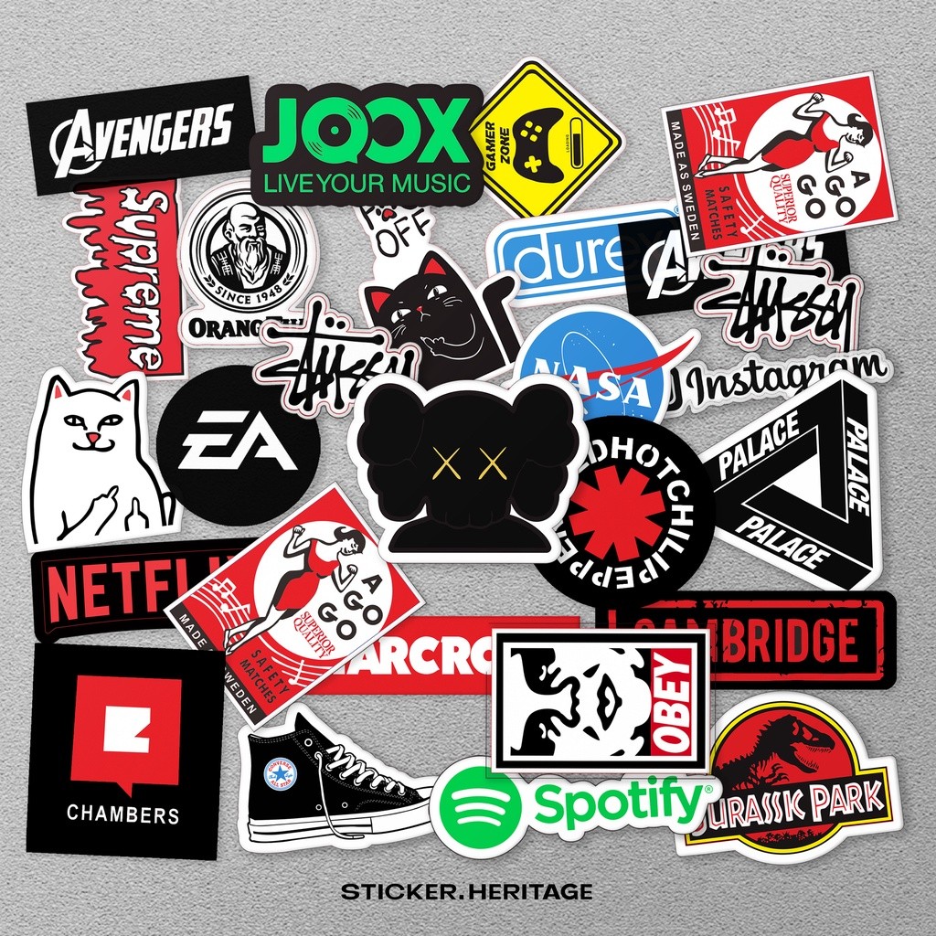 สติ๊กเกอร์แพ็คสติ๊กเกอร์สุ่มซีรีส์ - Tumblr Motorcycle Journal Stickers Aesthetic Stickers