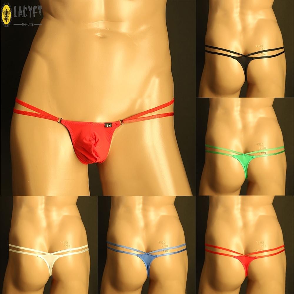 ผู้ชายกางเกงในเซ็กซี่กระเป๋าชุดชั้นในเซ็กซี่บิกินี่ กังวล จีสตริงกางเกงขาสั้นแนวราบ