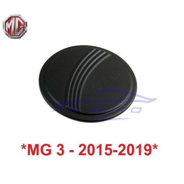 สีดำด้าน ครอบฝาถังน้ำมัน MG3 MG 3 2015 2016 2017 2018 2019 เอ็มจี3 เอ็มจี สาม ที่ปิด แต่งรถ ชุดแต่ง