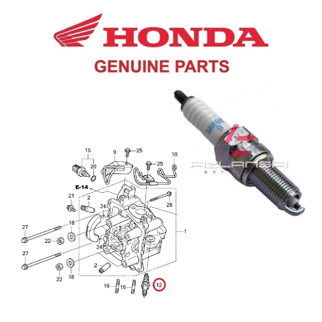 หัวเทียน NGK ( 31918-K97-T01 ) ADV 150 & PCX 💯 ฮอนด้า