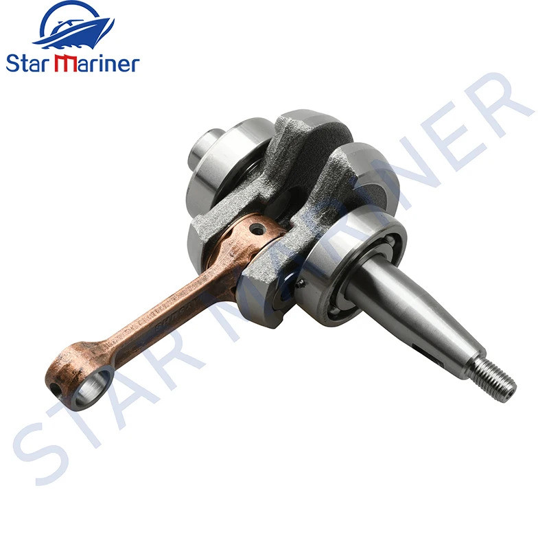 6e0-11400 6E0-1140-00 เพลาข้อเหวี่ยงสําหรับ Yamaha นอกมอเตอร์ 2T 4HP 5HP 6E0-11400-10 6E0-1140-00 เร