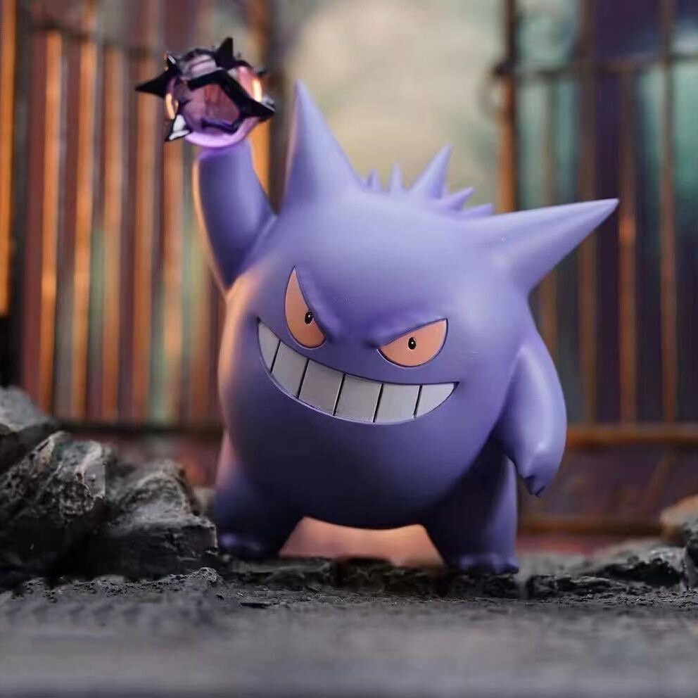 โปเกมอน Pokemon Anime FIGURE gengar 9ซม. Action FIGURE รุ่น PVC Collection เครื่องประดับรูปปั้นตุ๊กตาวันเกิดของเล่นของขวัญคริสต์มาส gifts
