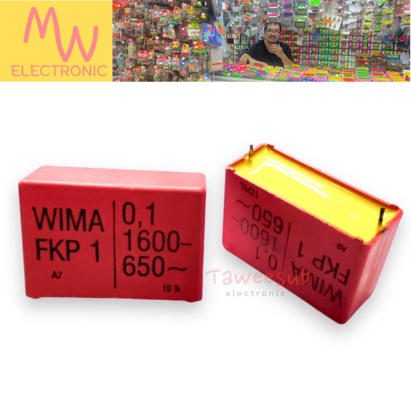 Wima รุ่นMKP 1-0.1UF/1600V C Polyster ซีโพลี่ มีของพร้อมส่งในไทย