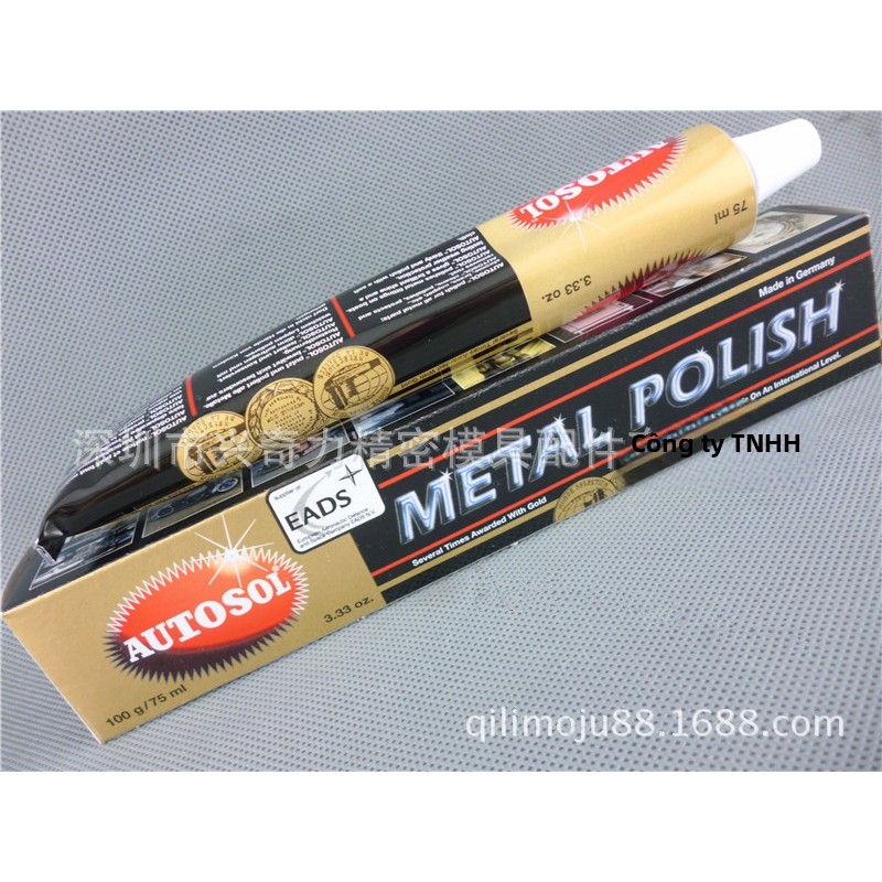 เยอรมันแท้ AUTOSOL AUTOSOL Quick Clean Brightening, Copper Saving Paste, Metal Polishing Agent Polis
