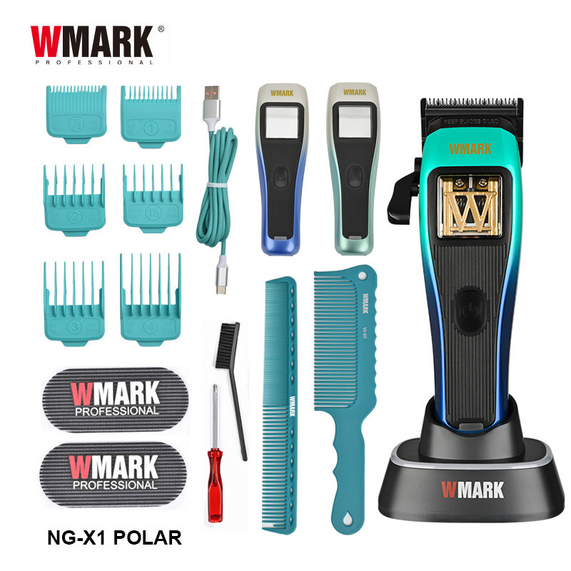Wmark Professional Electric Clipper LCD Magnetic Suspension Digital Display Electric Clipper DLC Hai