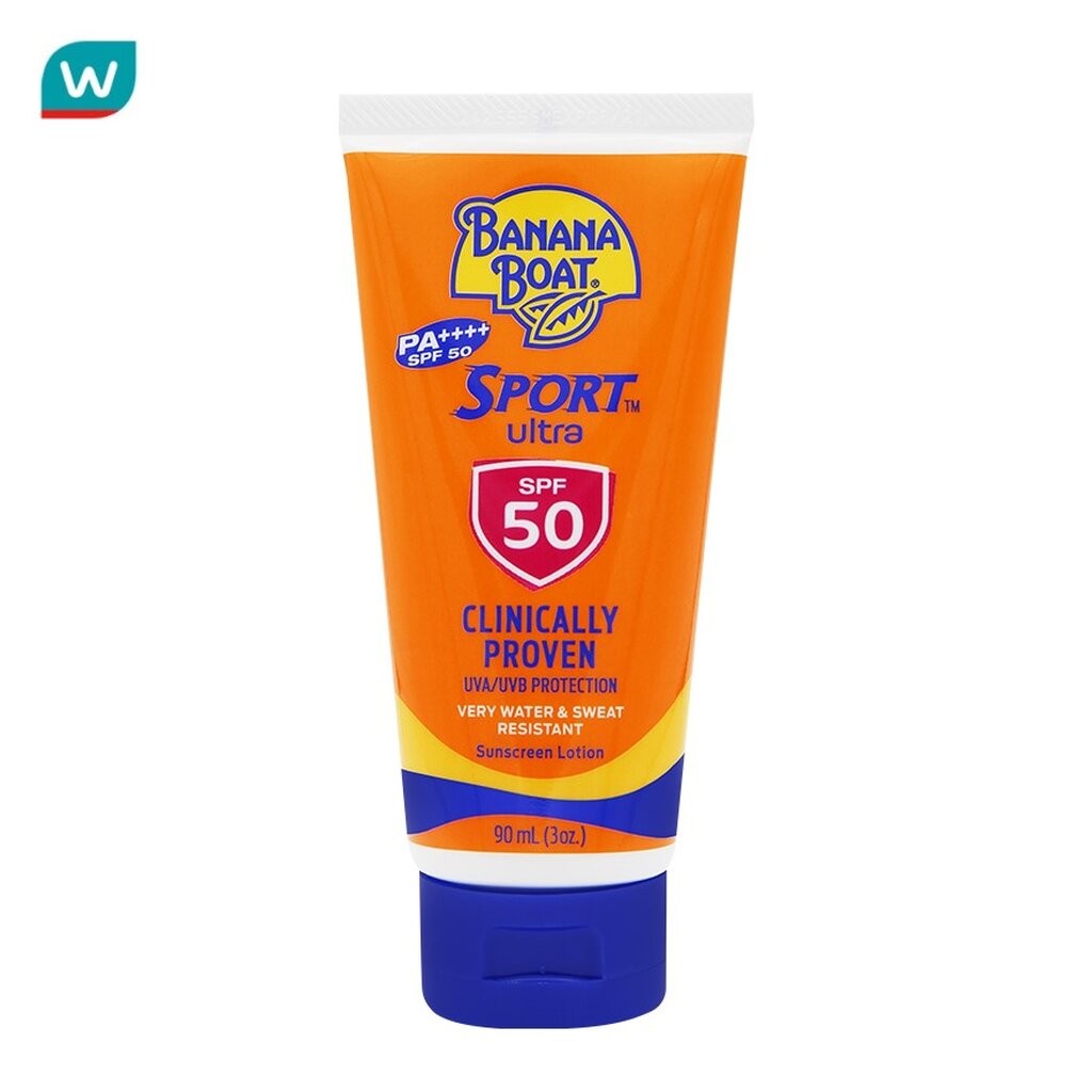 Banana Boat บานาน่า โบ๊ท สปอร์ต อัลตร้า ซันสกรีน โลชั่น เอสพีเอฟ 50 พีเอ++++ 90 มล.
