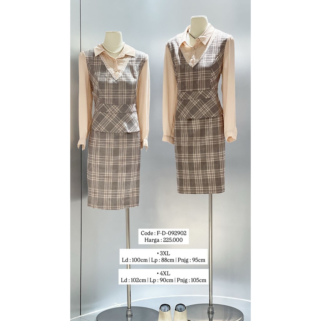 KOREAN POCKET DRESS DD-092902-ง