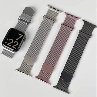 สายรัดสแตนเลส Milanese for IWatch Apple Watch Ultra 3 2 49 มม Series 11 10 9 8 7 46 มม 42 มม 41 มม 38 มม 40 มม 45 มม