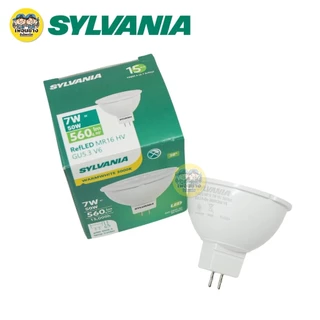 SYLVANIA หลอดไฟ รุ่น RefLED GU10 GU5.3 7W แสงวอร์ม 3000K หลอดแอลอีดี หลอดไฟ ขั้ว E27