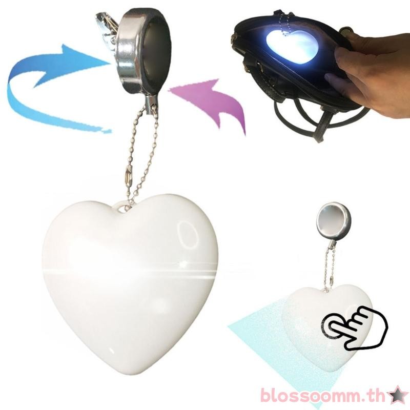 Bloss Heart Shape Purse Light Touch Sensors Heart Shape Purse Light กระเป๋าถือ LED สําหรับสุภาพสตรีก