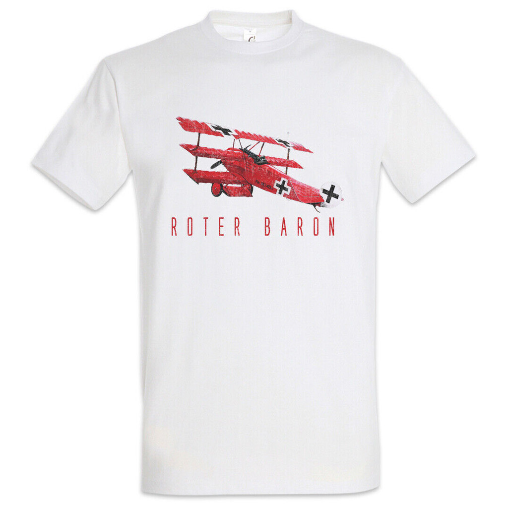 เสื้อยืด Red Baron Red Baron Jet Pilot Flying Er Pilot Circus Airplane