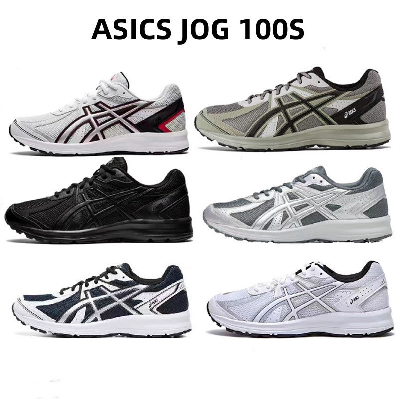 ขายดีที่สุด ASICS JOG 100S ASICS ผู้ชายผู้หญิงรองเท้าวิ่งลําลอง JOEH YV0K