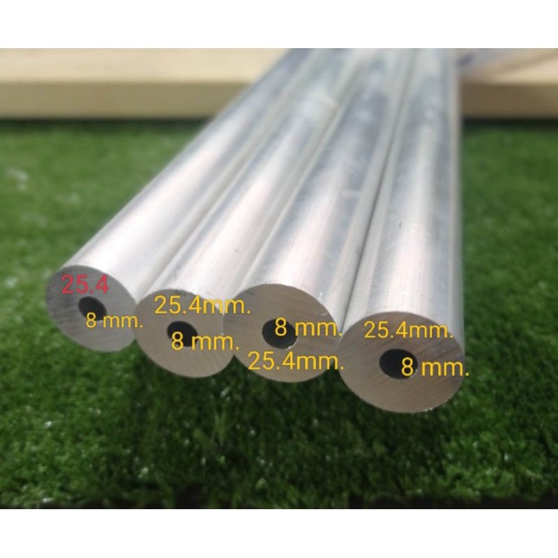 ลำอลูมิเนียมเกรด6063หลายขนาด วงนอก25.4 มม .(1