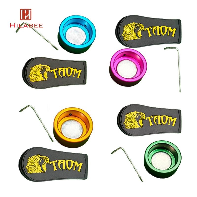 Hilabee Pool Cue Chalk Holder Snooker Sports Accessory กล่องเก็บแบบพกพา Billiard Cue Chalk Box อลูมิ