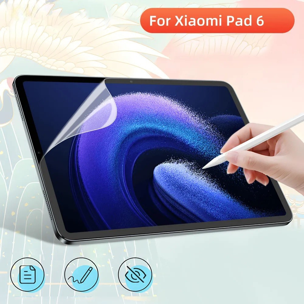 Xiaomi Mi Pad 7 6 6s Pro 12.4 “Redmi Pad SE 8.7 11 Pro 12.1 4G 5G Soft Film HD Clear Screen Protector – โปรปัง