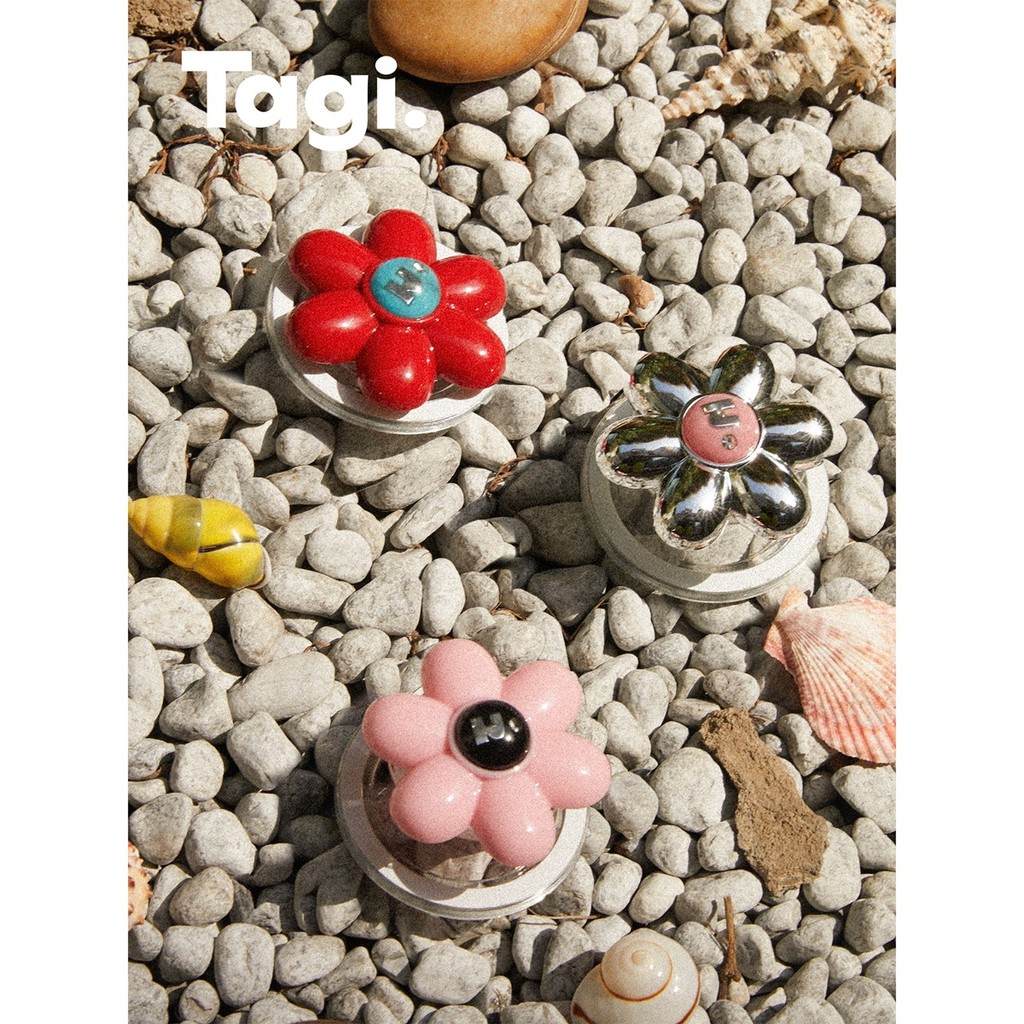 Tagi. Put-Put Flower Magnetic Phone Stand Griptok Phone Holder กริ๊บต๊อกแม่เหล็ก กริ๊บต๊อก