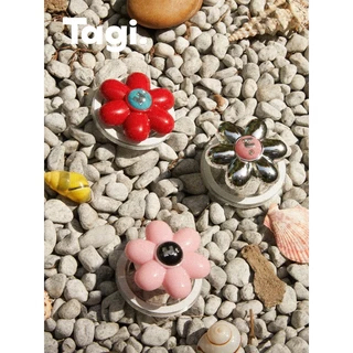 Tagi. Put-Put Flower Magnetic Phone Stand Griptok Phone Holder กริ๊บต๊อกแม่เหล็ก กริ๊บต๊อก