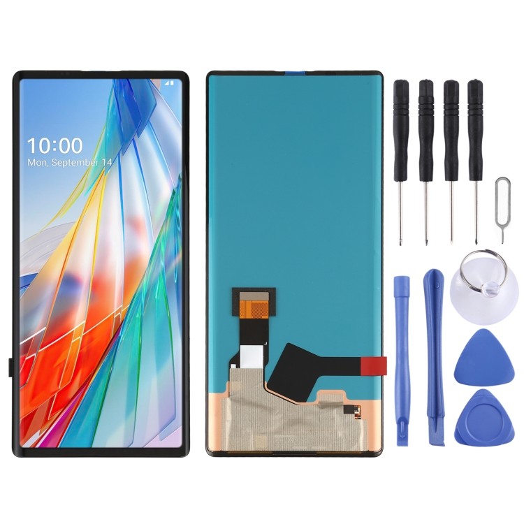 สําหรับ LG Wing 5G LMF100N / LM-F100N / LM-F100V หลักหน้าจอ LCD พร้อม Digitizer Full Assembly