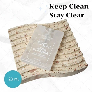 Spray Cleaner น้ำยาเช็ดเลนส์ น้ำยาเช็ดแว่น ขนาดพกพา 20ml. ทำความสะอาดคราบมัน รอยนิ้วมือใน 15s.