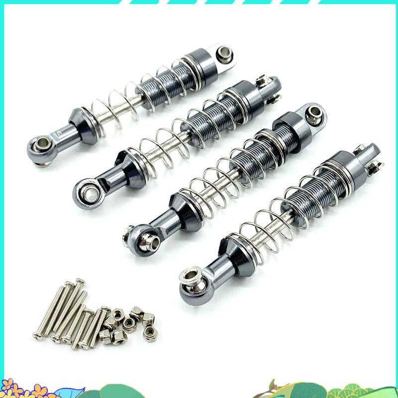 สําหรับ MN D90 MN-90 MN99S WPL C14 C24 C34 RC รถ 4 ชิ้นโลหะโช้คอัพ Damper อะไหล่อัพเกรดอุปกรณ์เสริม