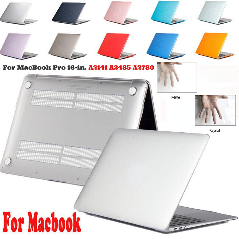 สําหรับ MacBook Pro 16 นิ้ว M2 Pro Max 2019 2021 2023 A2141 A2485 A2780 เคลือบเงา คริสตัล แล็ปท็อป พีซี แบบแข็ง ใส ป้องกันเต็มรูปแบบ เคส