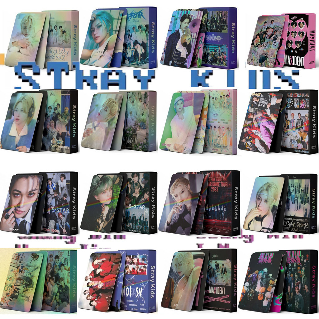 โปสการ์ดอัลบั้ม KPOP LOMO MAXIDENT THE SOUND Maniac สําหรับเด็ก จํานวน 55 ชิ้น ต่อกล่อง