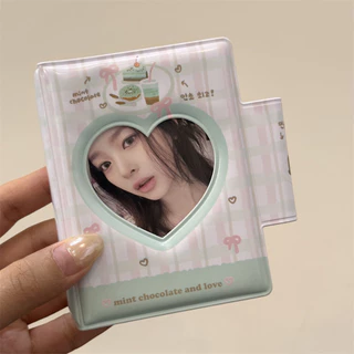 อัลบั้มรูปโพลารอยด์ ประดับโบว์ ขนาด 10 ซม.