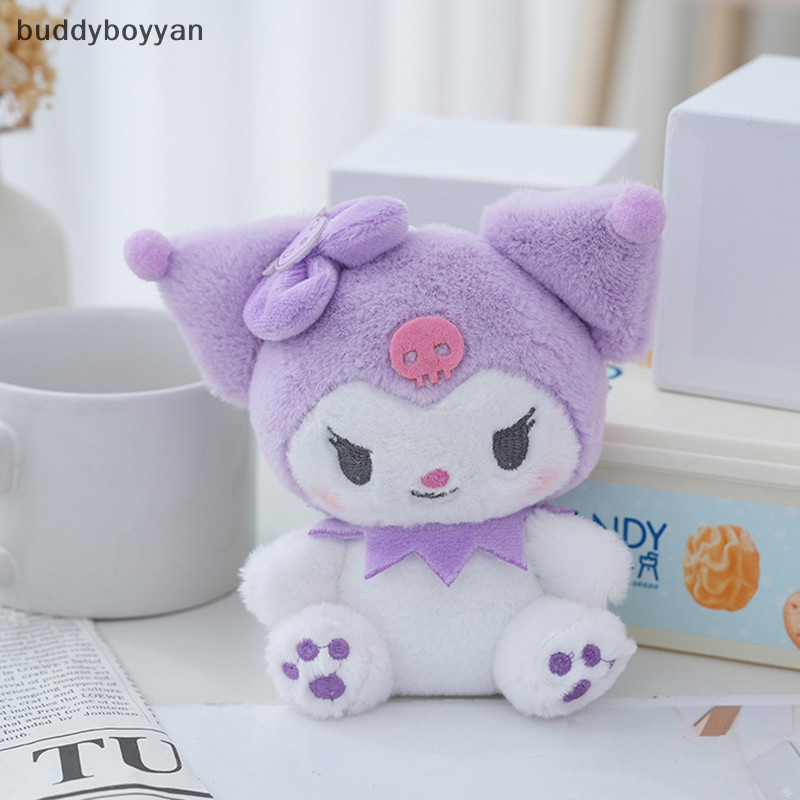 Bbth 14 ซม.ตุ๊กตาตุ๊กตา Sanrio Kuromi Hello Kitty Melody Cinnamoroll หมอนตุ๊กตาพวงกุญแจตุ๊กตาของเล่นจี้สําหรับของขวัญเด็กกระเป๋าตกแต่ง
