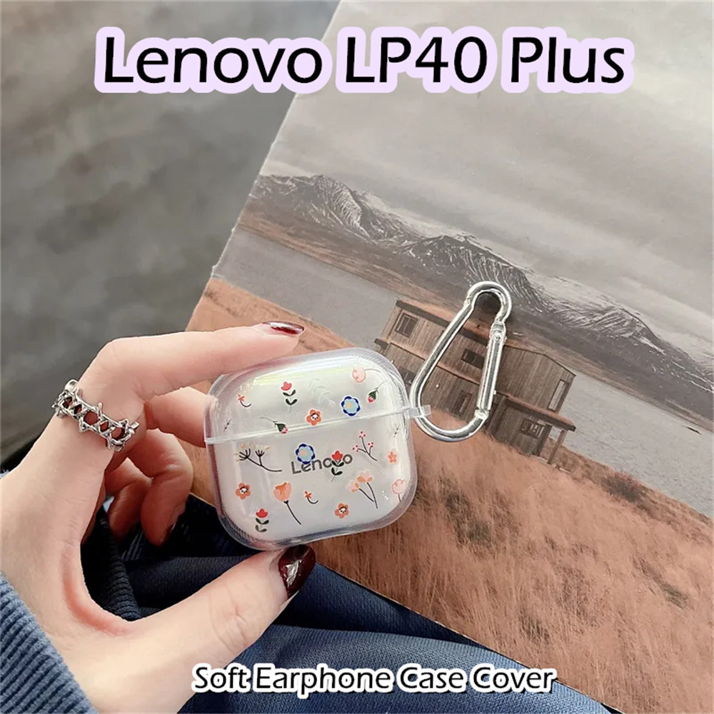 【Case Home】นําไปใช้กับ Lenovo LP40 Plus เคส Case เคสหูฟัง การ์ตูนน่ารัก ซิลิโคนนุ่ม เคส เคสหูฟัง