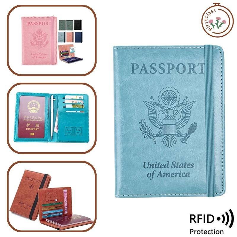 ปกพาสปอร์ต passport cove ซองกระเป๋าใส่พาสปอร์ต กระเป๋าใส่เอกสารการเดินทาง RFID PASS พร้อมแผ่นป้องกันการสแกน