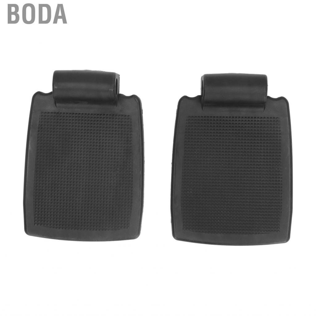 Boda 2pcs Wheelchair Footrest 19 Tube Elevating Legs Textured Surfaces Universal AP9