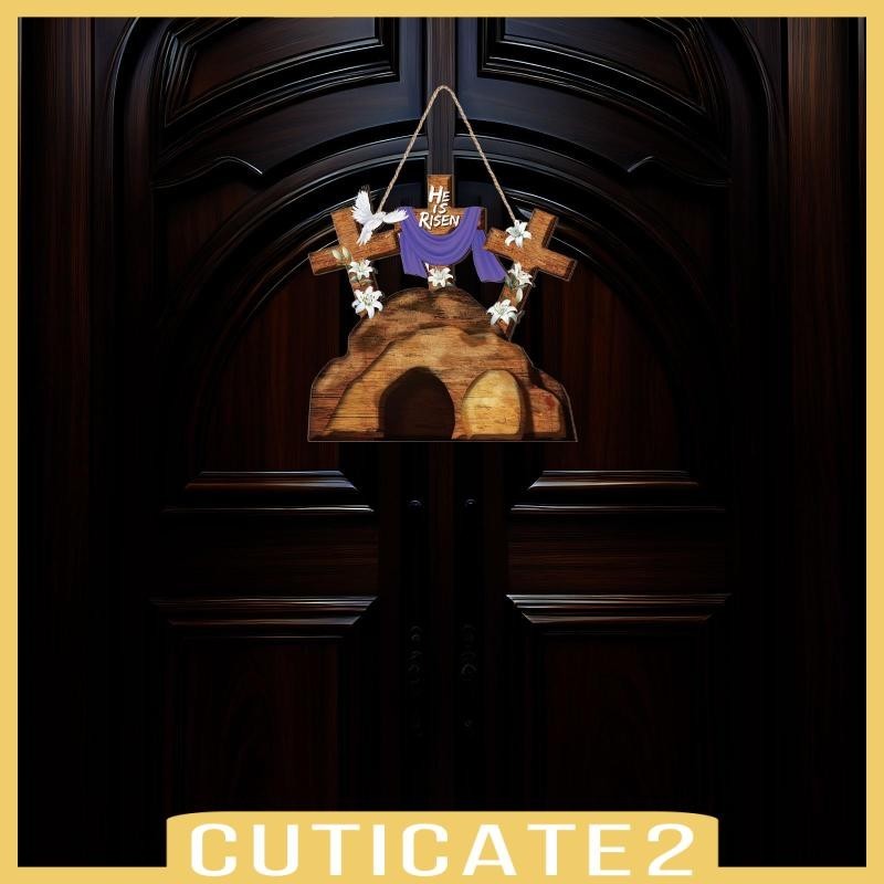 [Cuticate2] ป้ายต้อนรับ He IS Risen สําหรับแขวนตกแต่งผนัง ประตู ปาร์ตี้ ระเบียง
