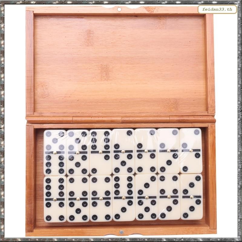 [LHY] 28 ชิ้น/เซ็ต Domino Domino Domino Toys Travel เกมตารางตลก