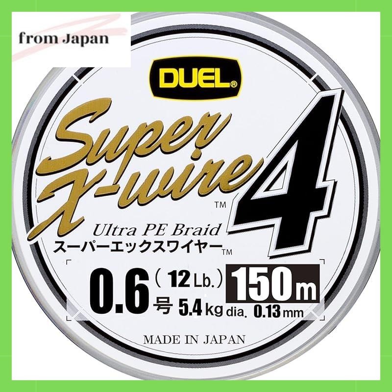 DUEL PE line 0.6 Super X-wire 4 150m 0.6 S Silver H3579-S