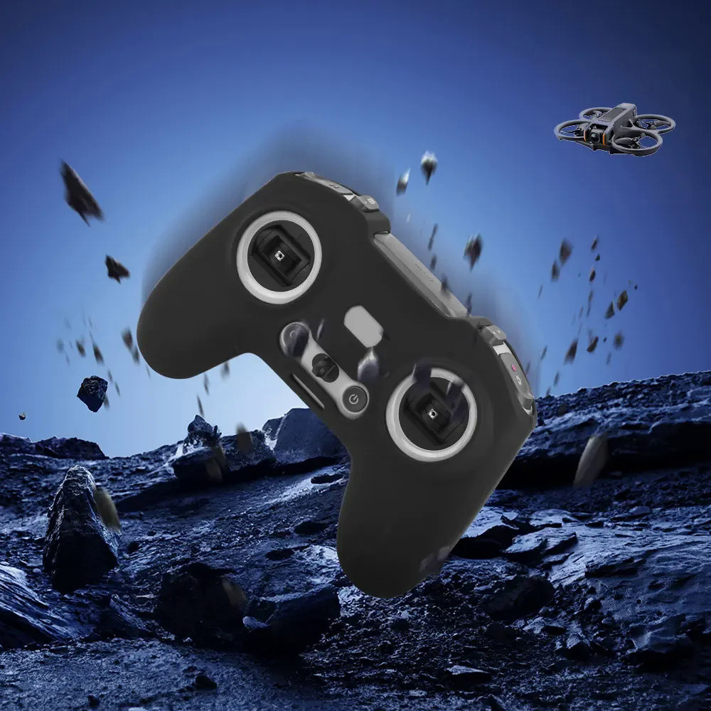 ปลอกซิลิโคนป้องกันรอยขีดข่วนป้องกันกรณีเปลือกนุ่มสําหรับ DJI AVATA 2 / 1 FPV รีโมทคอนโทรล 3 / 2 อุปกรณ์เสริม