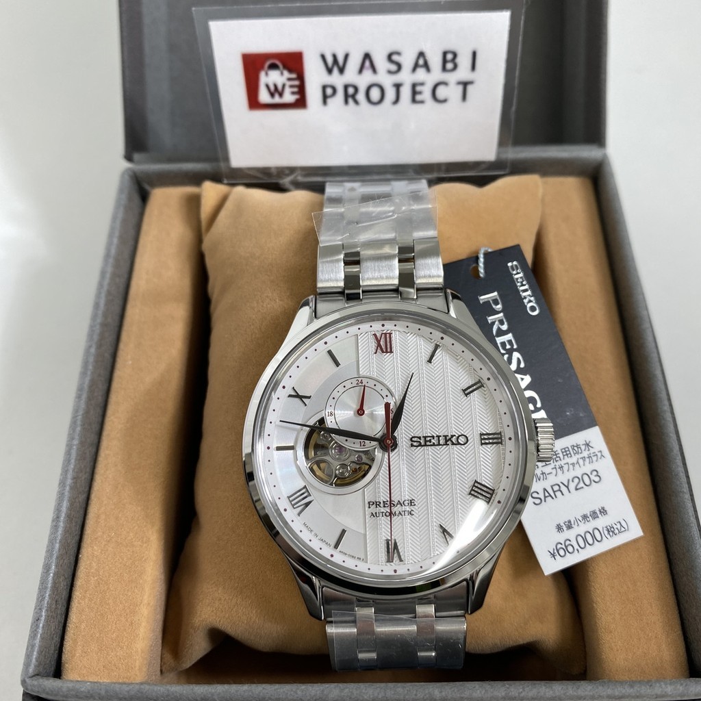 [Authentic★Direct from Japan] SEIKO SARY203 Unused PRESAGE Automatic Sapphire glass white SS Men Wrist watch นาฬิกาข้อมือ