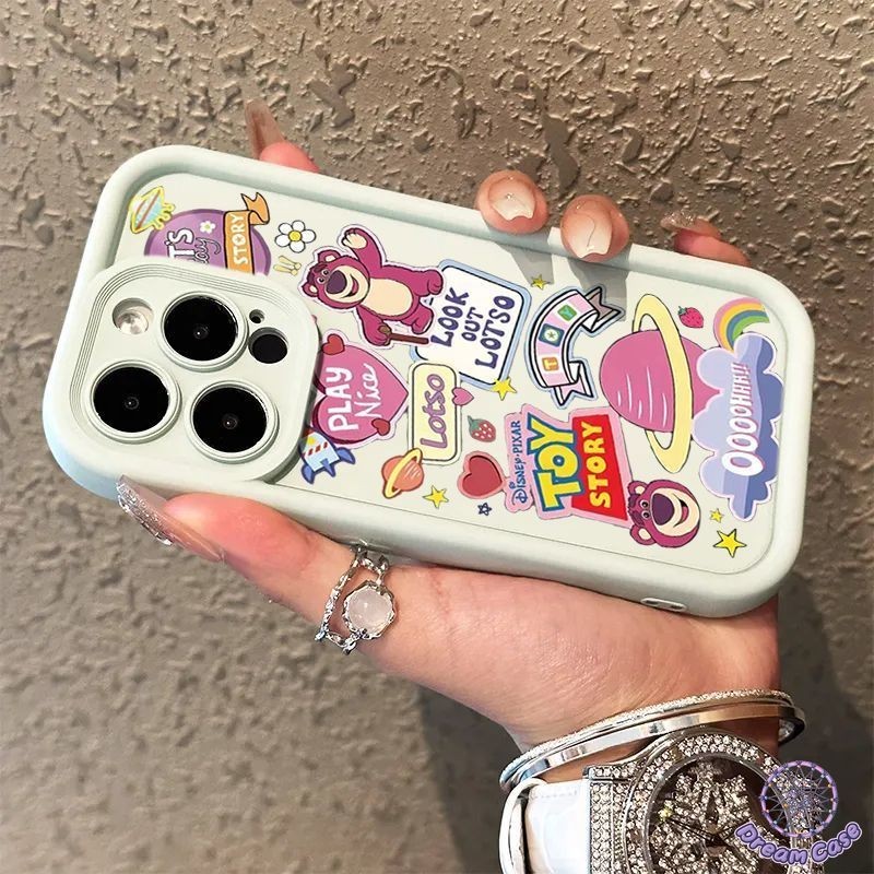 เคสการ์ตูนของเล่นลอตโซ่น่ารักสำหรับ OPPO A17 A16 A17K A5 A54 A7 A18 A57 A12 A53 A9 A77 A15 A3s A58 A38 A5s A78 Reno 5F