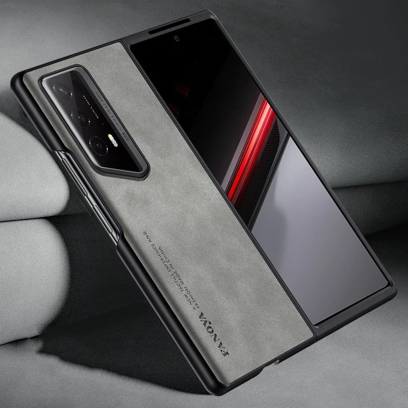 สําหรับ Honor Magic V2 RSR V2 Vs2 Vs Ultimate Luxury ธุรกิจ Retro หนังยางนุ ่ ม TPU กรณี