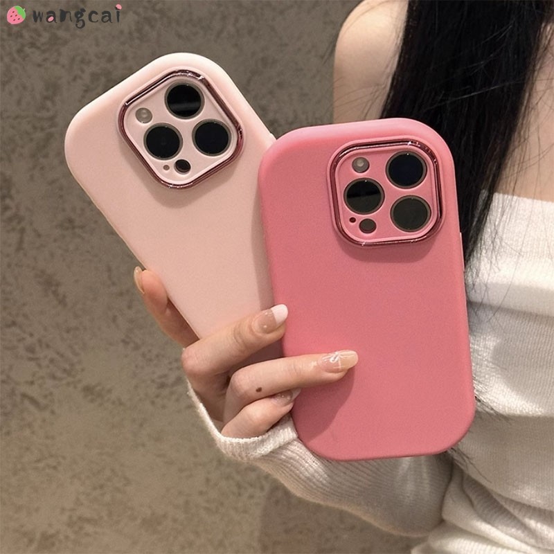 สําหรับ Realme 11 9 Pro Plus 8 8s 7 GT 5G Master Neo Flash 2T 2 T เคสโทรศัพท ์ น ่ ารักชุบรูปไข ่ รอบ Candy สี Matte Frosted Simple Boy สาวซิลิโคนอ ่ อนกรณีฝาครอบ