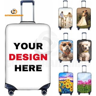 ที่กําหนดเองกระเป๋าเดินทางส่วนบุคคลเพิ่มโลโก้ภาพของคุณชื่อ Baggage กระเป๋าเดินทาง Protector ที่กําหน