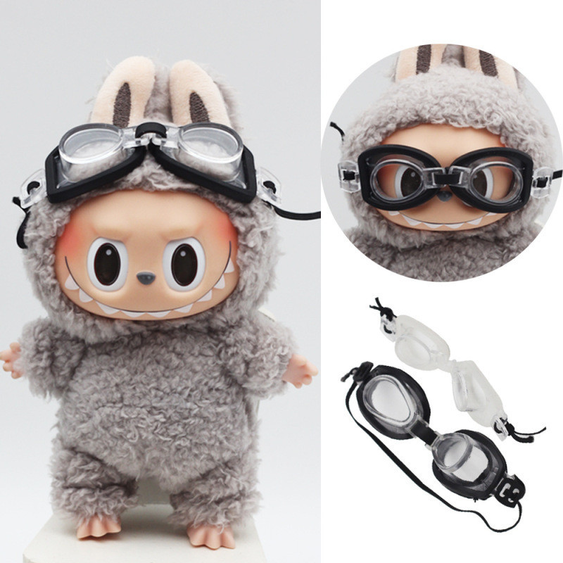 ใหม่ 10 ซม.ผ้าฝ้ายตุ๊กตา/Lab-V1 V2 V3 ตุ๊กตาอุปกรณ์เสริมตุ๊กตาแว่นตา Diy ของเล่น
